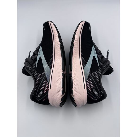 Women’s Brooks Ghost 14 Running Shoes Black/Pearl/Peach Medium B - Picture 3 of 7